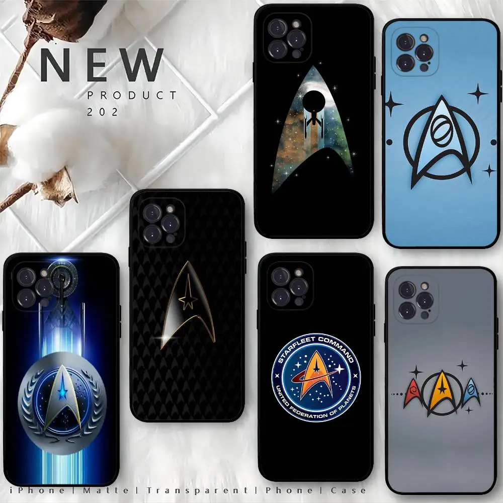 S-Star T-Trek Handyhülle für iPhone 16 11 12 13 14 15 17 Pro Max Plus 16E Silikon-Cover