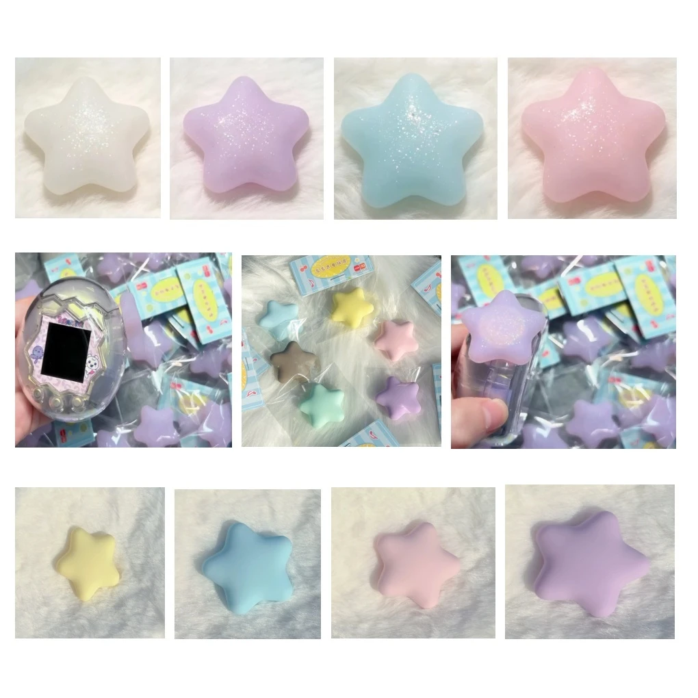Capa Protetora para Tamagotchi Paradise Knob Star, Acessórios Eletrônicos para Pets, Brinquedo Colorido, Decoração, Presente de Natal para Meninas