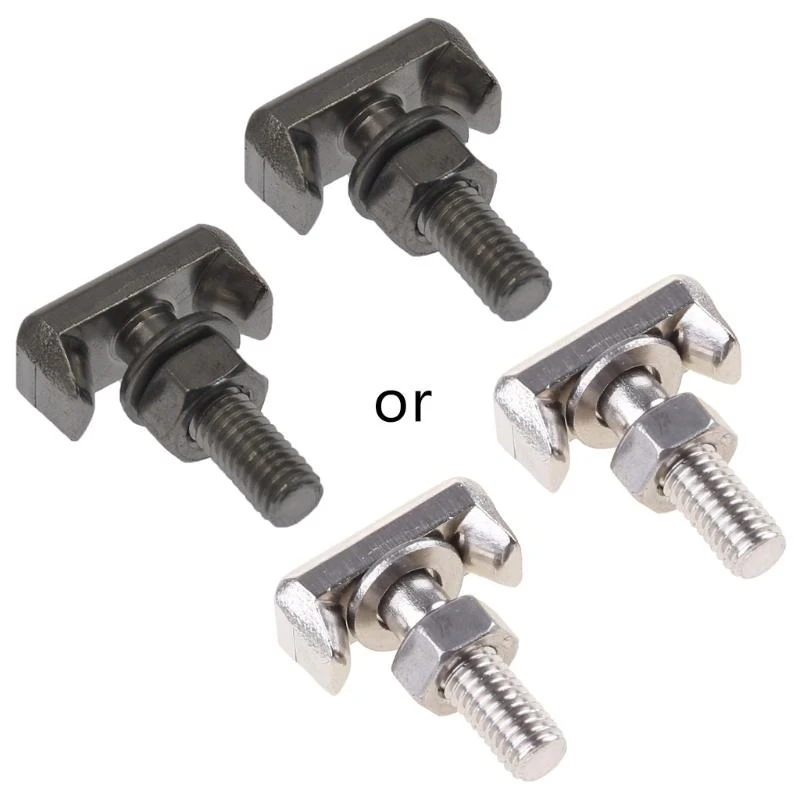 XA6H 2Pcs Commonly Used Car Battery Terminals Quick Release T-Bolt 19116852 Adapter