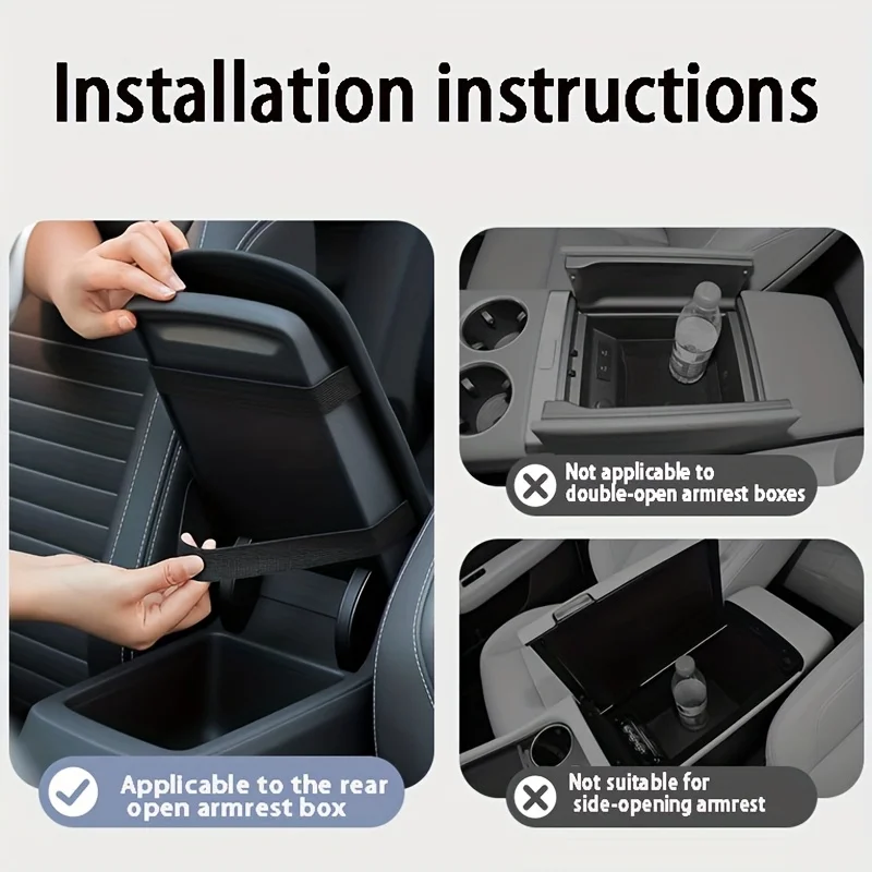 Car glove compartment, heightening pad, thickened plush arm pad, car interior use of vehicle-mounted central handrest pad