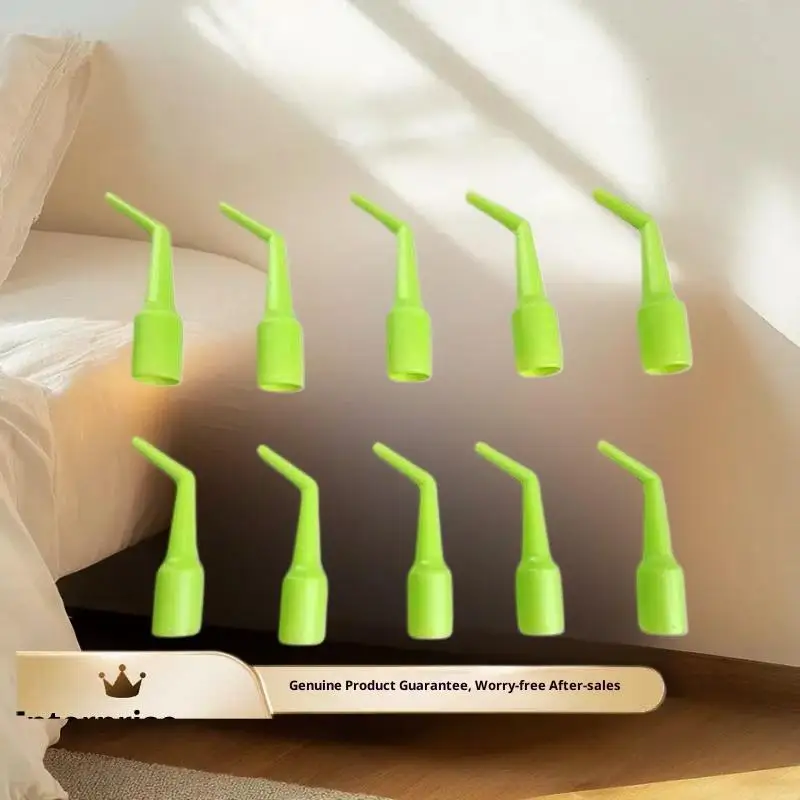 10Pcs Dentistry Disposable Suction Tip Conversion Head Bend Pipe High Temperature Resistance Disinfect Oral Cavity Surgery Straw