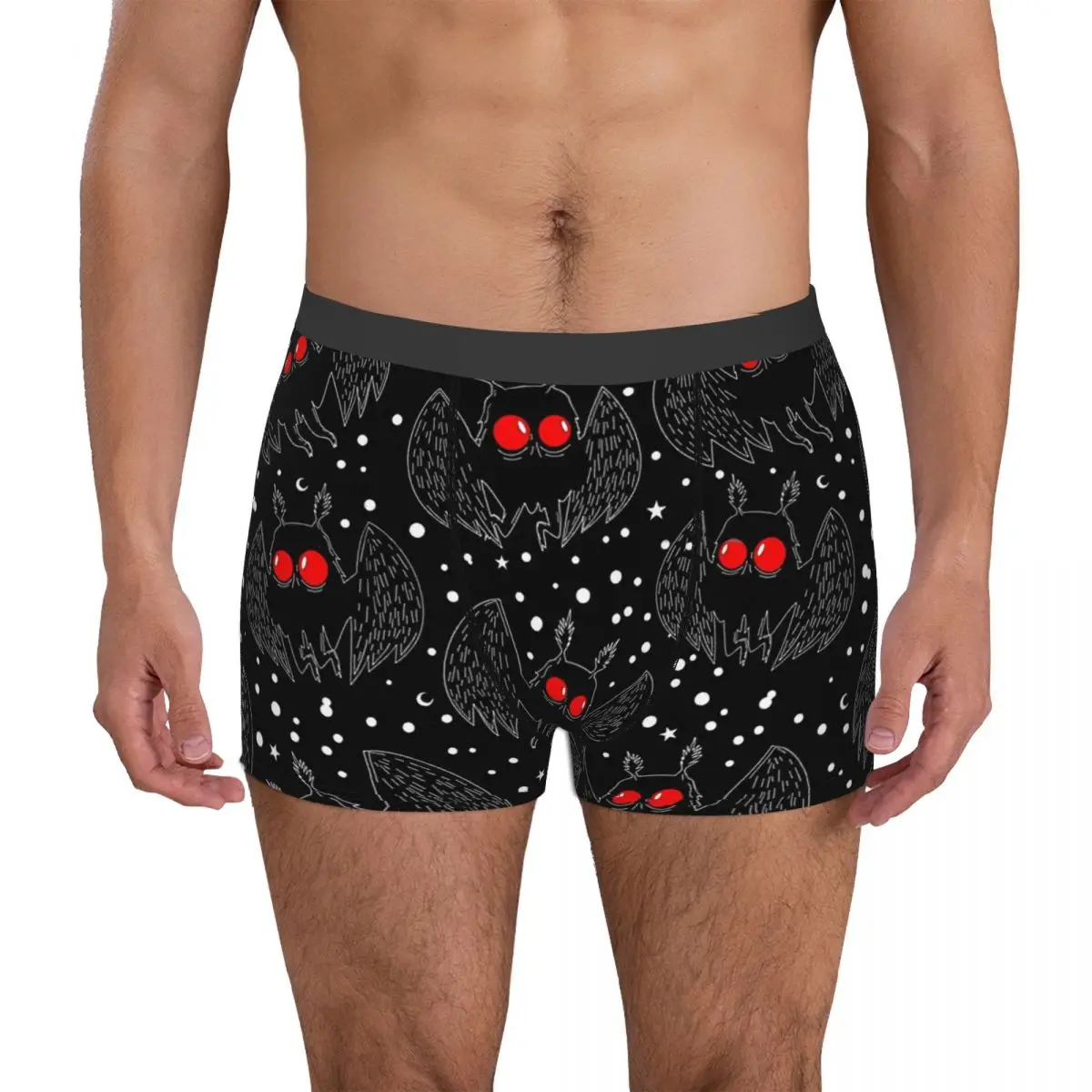 Mothman Night Supernatural Underpants Cotton Panties Man Underwear Sexy Shorts Boxer Briefs