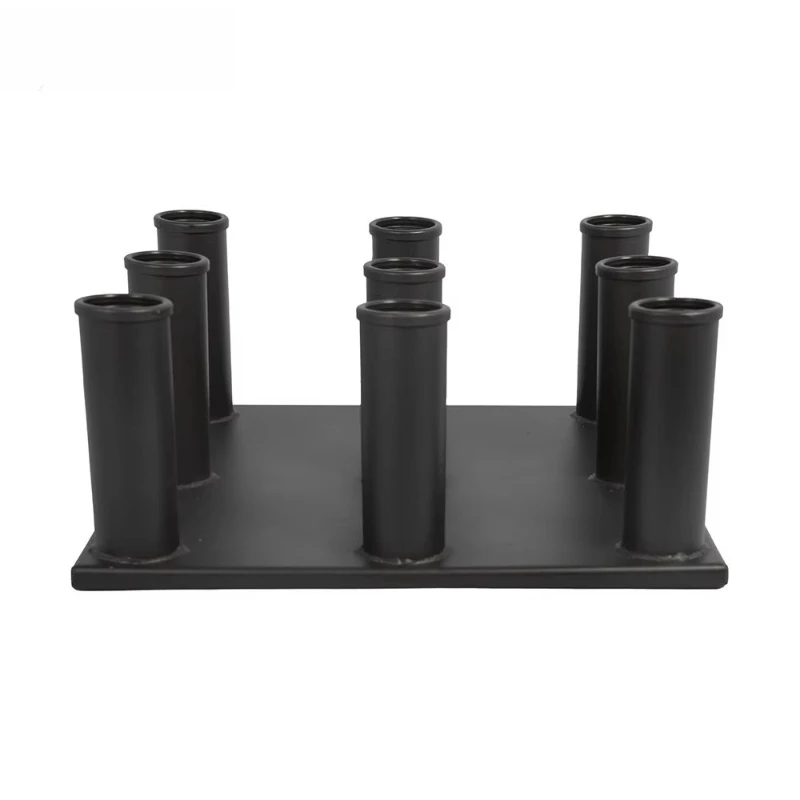 

New Black Steel Barbell Storage Rack with Customizable Logo for Home/Gym and Fitness Club