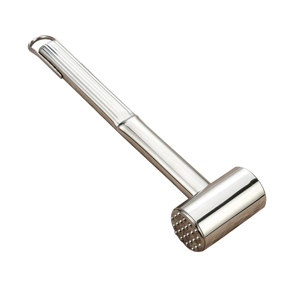 

Steak Hammer Meat Tenderizer Stainless Steel Kitchen Tool Double Sided Poultry Tenderiser Muscle Fibre Beater Home Restaurant