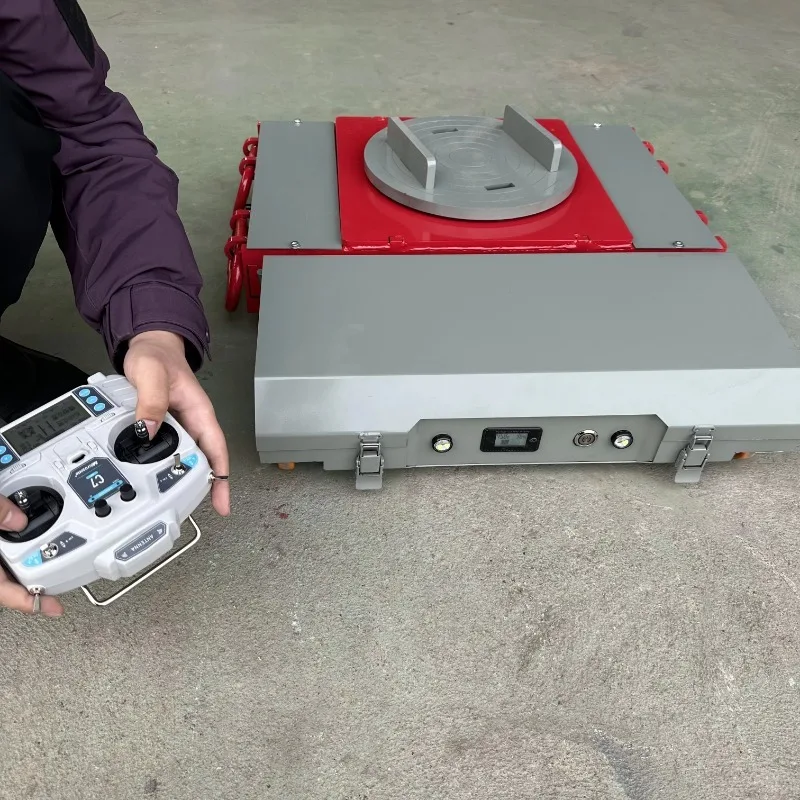 【شعبية】 سيارة بضائع دوارة 360 درجة، جهاز تحكم عن بعد، كهربائي متحرك، مادة البضائع الثقيلة، التعامل مع خزان كهربائي للسيارة