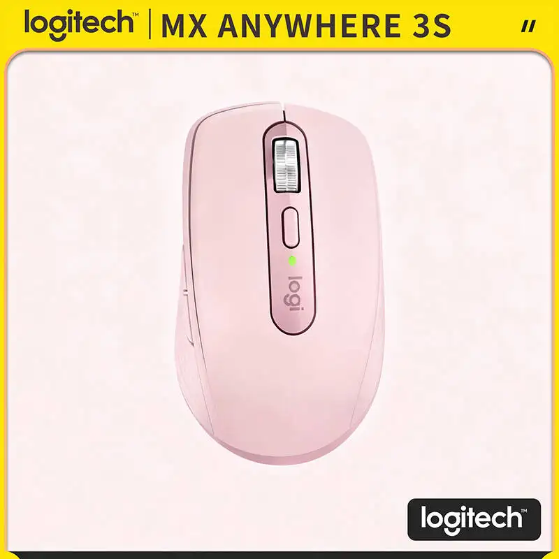 

Компактная мышь Logitech MX Anywhere 3S, эргономичный дизайн, перезаряжаемая, с быстрым прокруткой для портативных ПК Mac