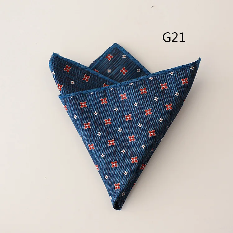 Traje de negocios Retro marrón Beige naranja, toalla de bolsillo, versión coreana, bufanda para hombre, fiesta de boda, 5 uds.