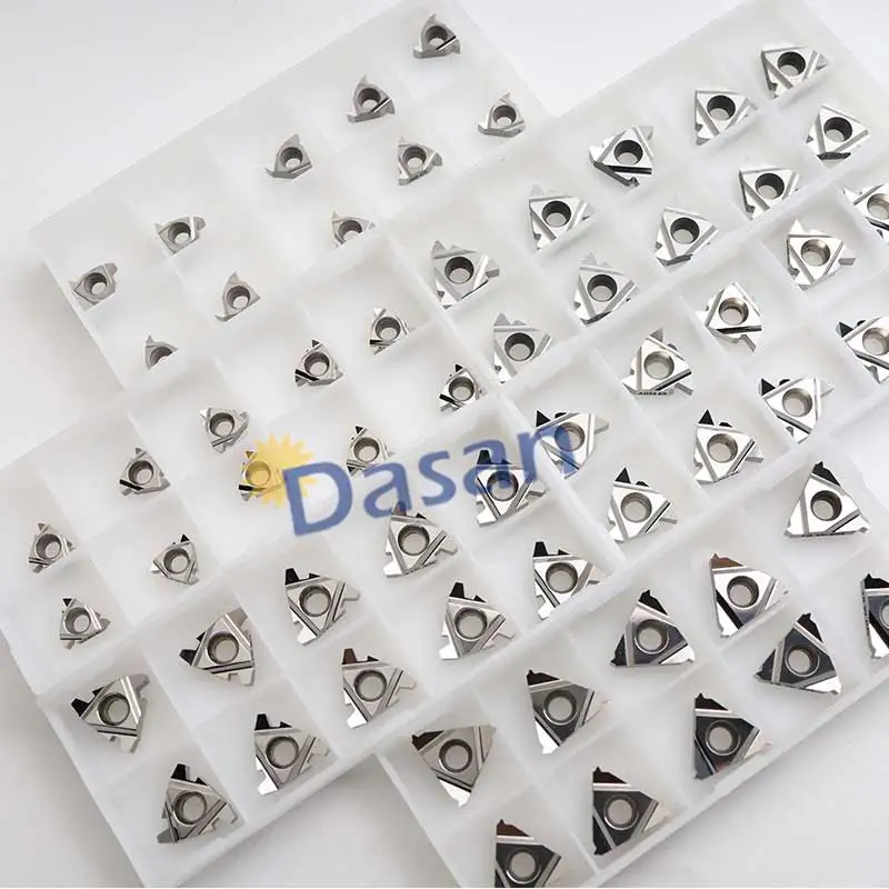 11IR 16ER 16IR 0.5ISO 0.8IS0 0.75ISO 1.0 1.25 1.75 2.0 2.5 3.0 3.5 ISO Threading Inserts for Aluminum Copper Plastic