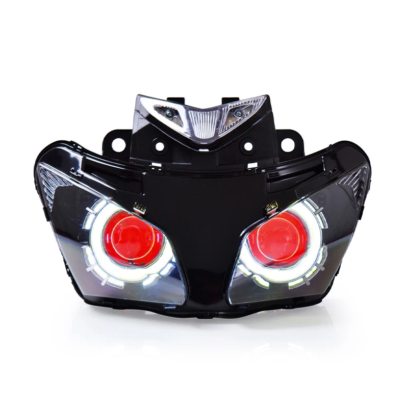 Fit for Honda CBR500R 2013-2024LED Angel Eye Headlight Assembly Motorcycle Led Headlamp White Light