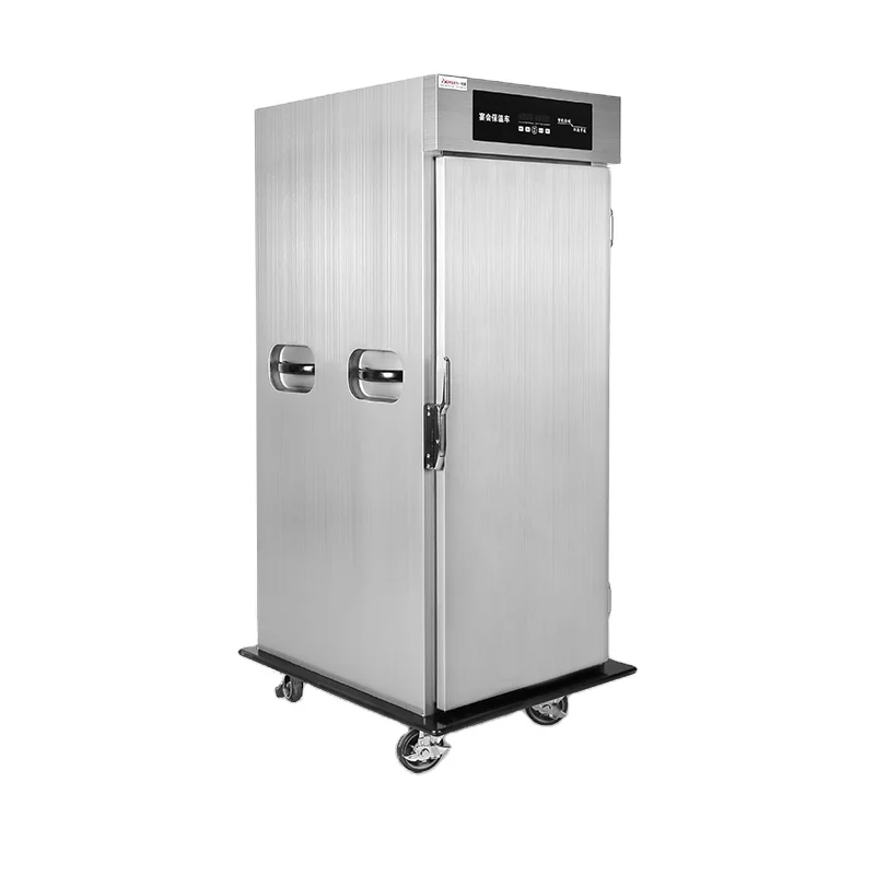 Warmer  Cabinet Cart  for Banquet Commercial Stainless Steel Single Door 8 Layer Hold Cabinet Food