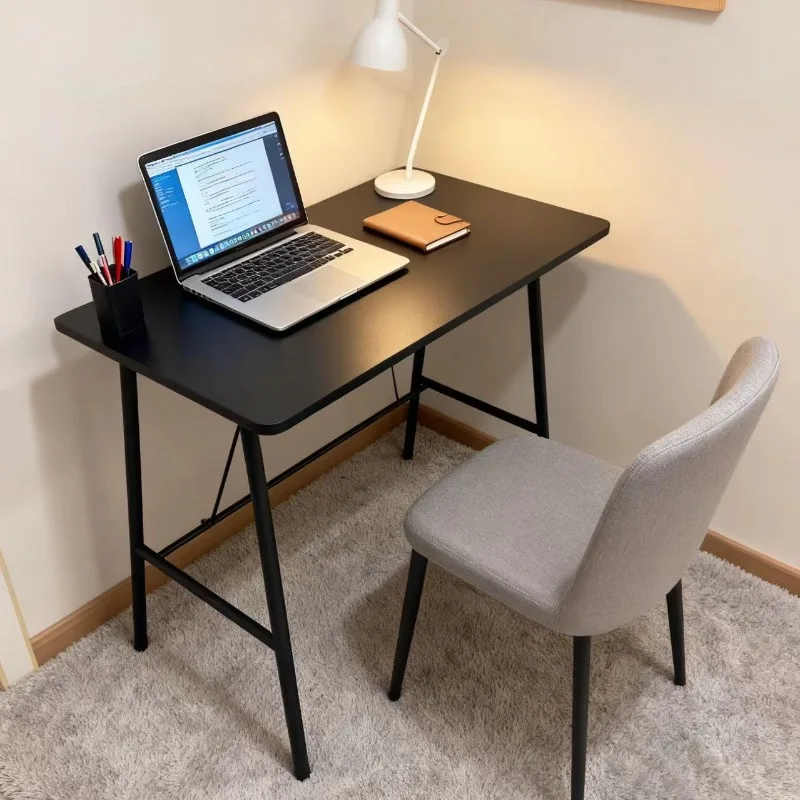 Computer desk, desktop table, household simple bedroom, office live broadcast, waterproof desk, rental, makeup table.