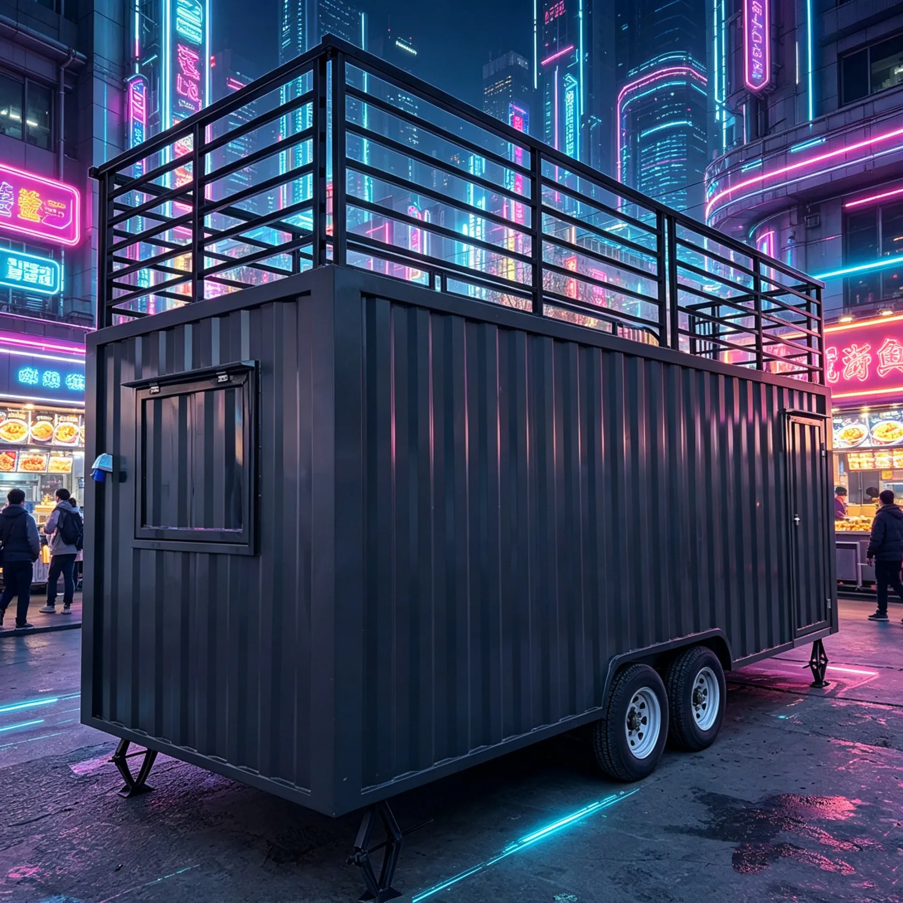 Customized 20FT/40FT Shipping Container House / Shop Container / Modified Container Bar Container Kiosk Mobile Coffee Van