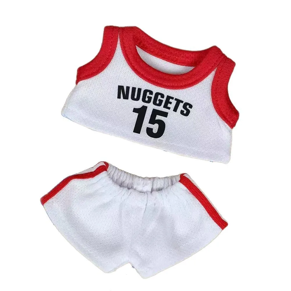 17cm LABUBU 23 バスケットボールジャージ コットン製ドール服 プーリップ ブライス BJD スポーツユニフォーム ビニールフィギュア用 (ドールは含まれません)