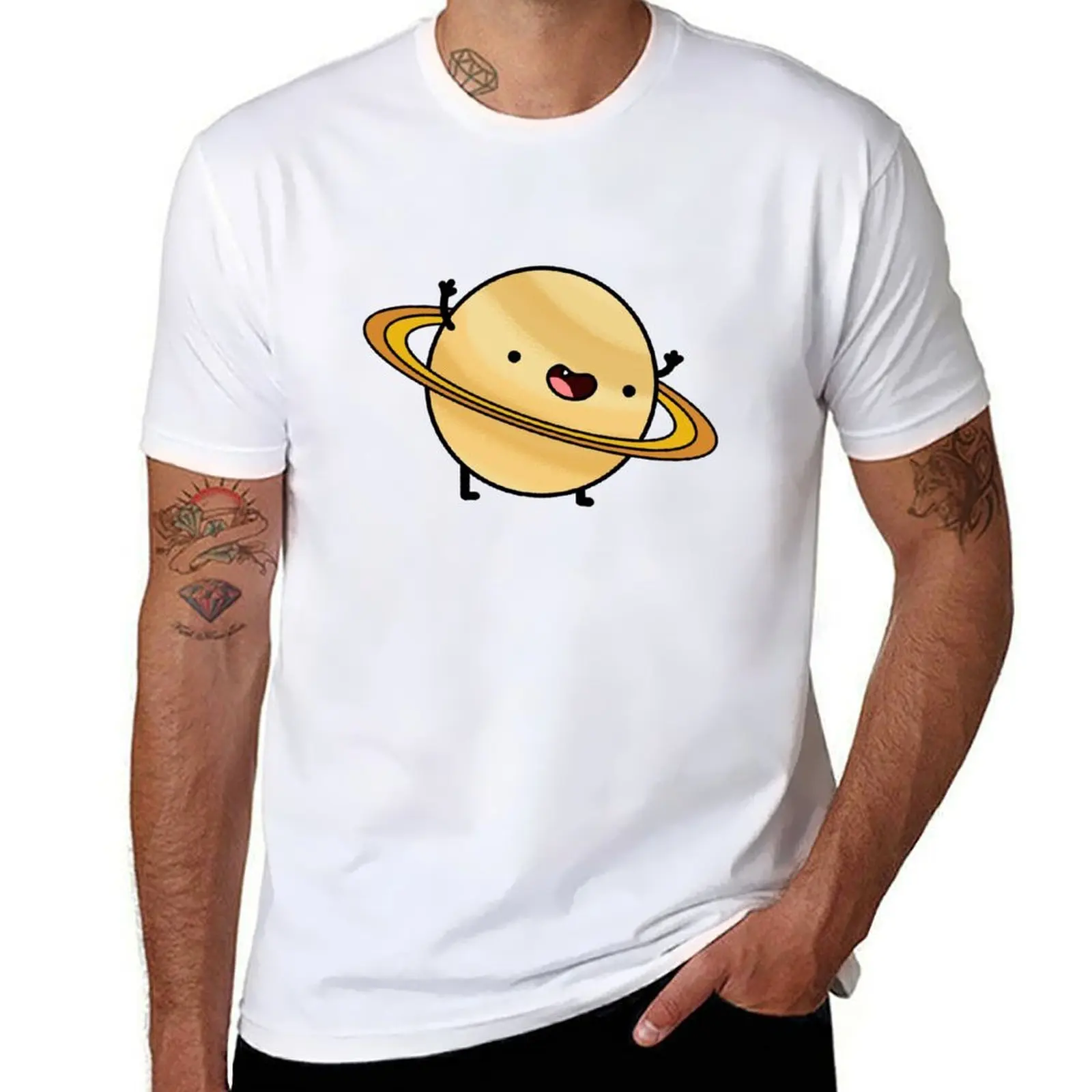 

Kawaii Saturn Planet T-Shirt t shirt man casual man t shirts for men T-Shirt