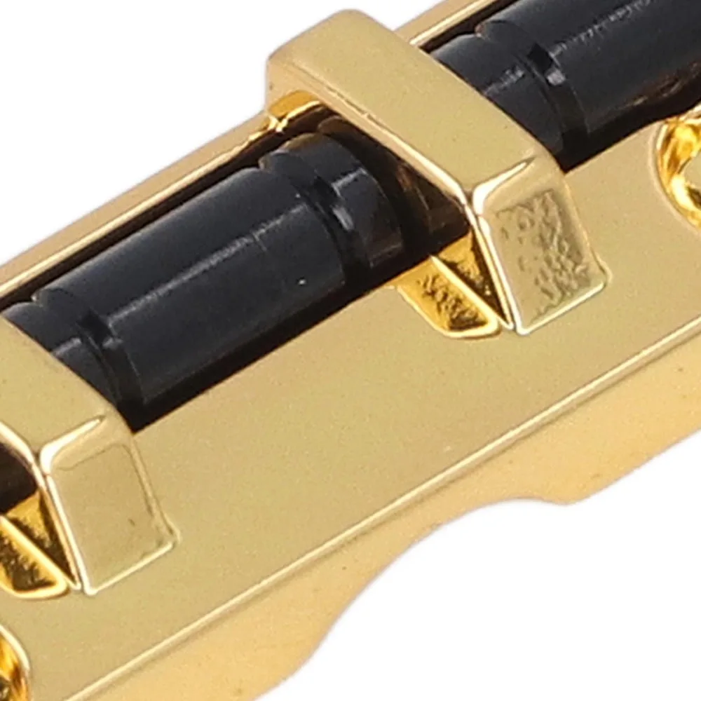 43mm Width Electric Guitar Roller Nut Golden/Silver With Screws Guitar Nut Replacement Metal Material Guitar Roller Nut Guide