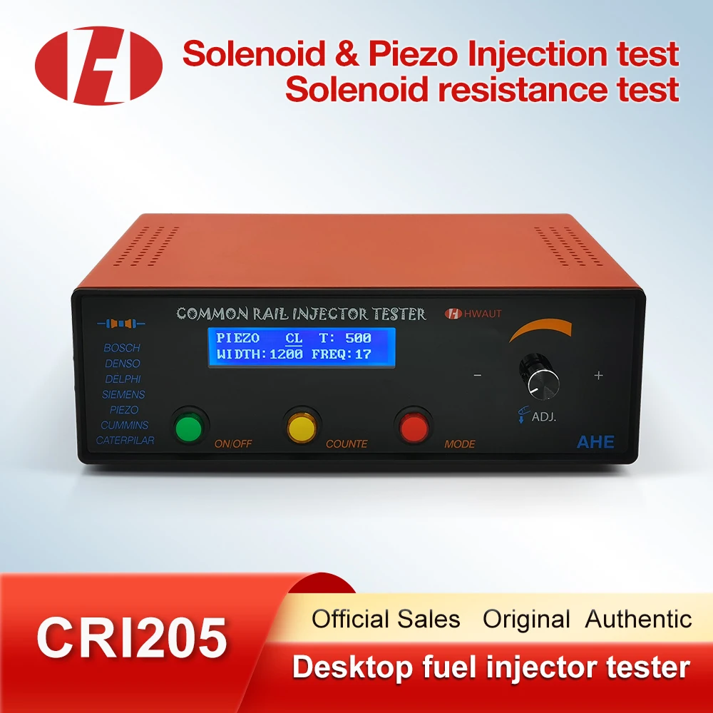 

High Pressure Diesel CRI205 Electromagnetic Piezo Common Rail Injector Tester With AHE Dynamic Stroke Test Solenoid Counting