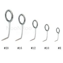 NooNRoo T-ATST Fishing rod guides with SIC ring  one set (5pcs) fishing rod parts repair guide Rod Building