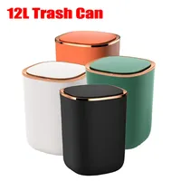 12L Intelligent Induction Waste Bin Kitchen Bathroom Trash Can USB Charging Toilet Home Office Garbage Bucket Cleaning Tool