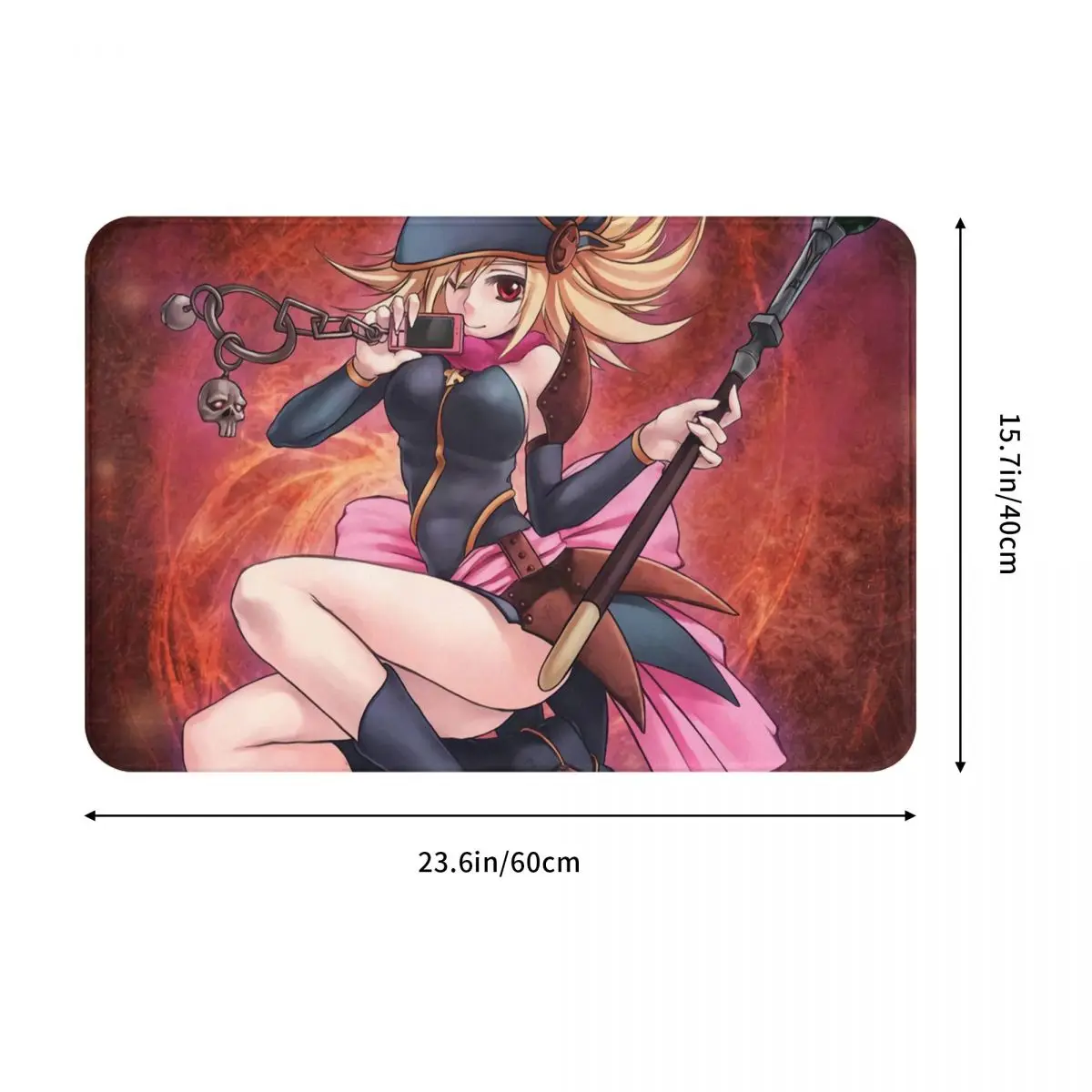 YuGiOh Card Game Bathroom Non-Slip Carpet Gagaga Girl Flannel Mat Welcome Doormat Home Decoration Rug