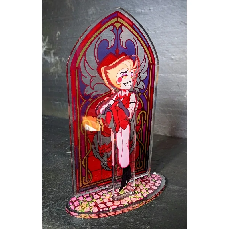 

Stand for Hazbin Hotel Lucifer Morning star Acrylic Standee Cartoon Figure Desktop Decoration Collectible Model Toy Gift