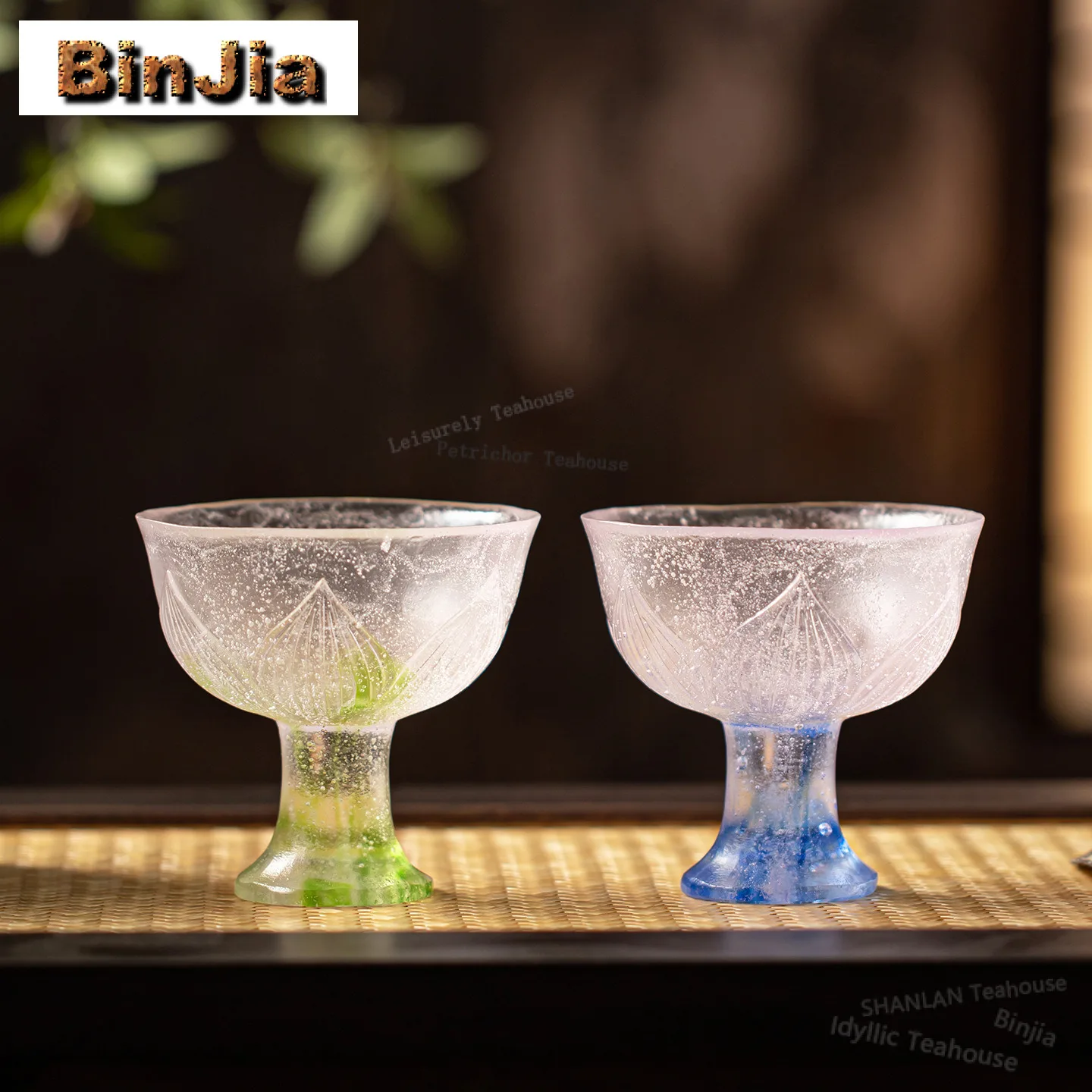 130ml Ancient Colored Glaze High Foot Teacup Aesthetic Tea Bowl Set Of Cups Tea-tasting Personal Cup Chazhan Master Cups Cafes