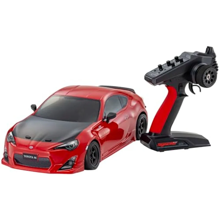 

1:10 2WD Fazer D2 Fzd2 Series Readyset 86 Gt Tuned Ver. L RC Car with Lightweight Aluminum Chassis Black Body High-Speed Motor