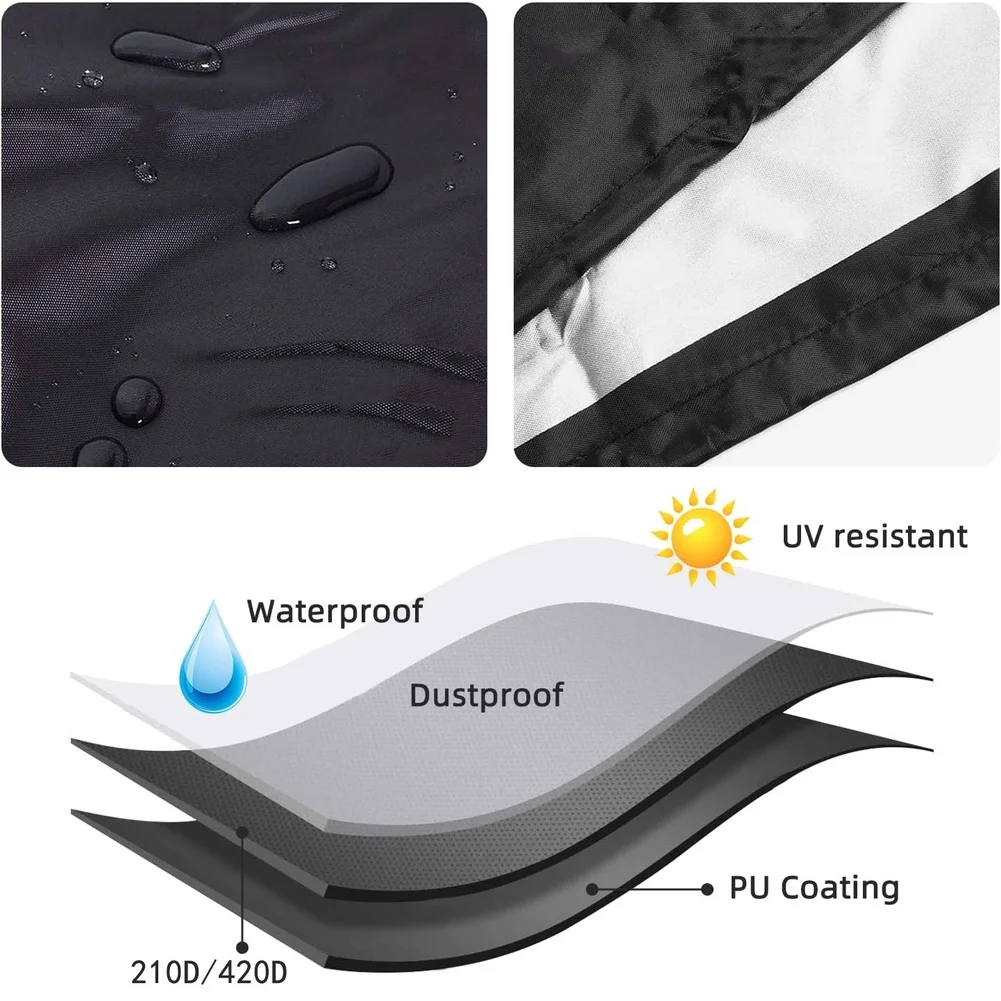 For Rainy Days Oval Tank Cover Garden Tank Protector 420D Oxford Fabric PU Coating Material Snug Fitting Design