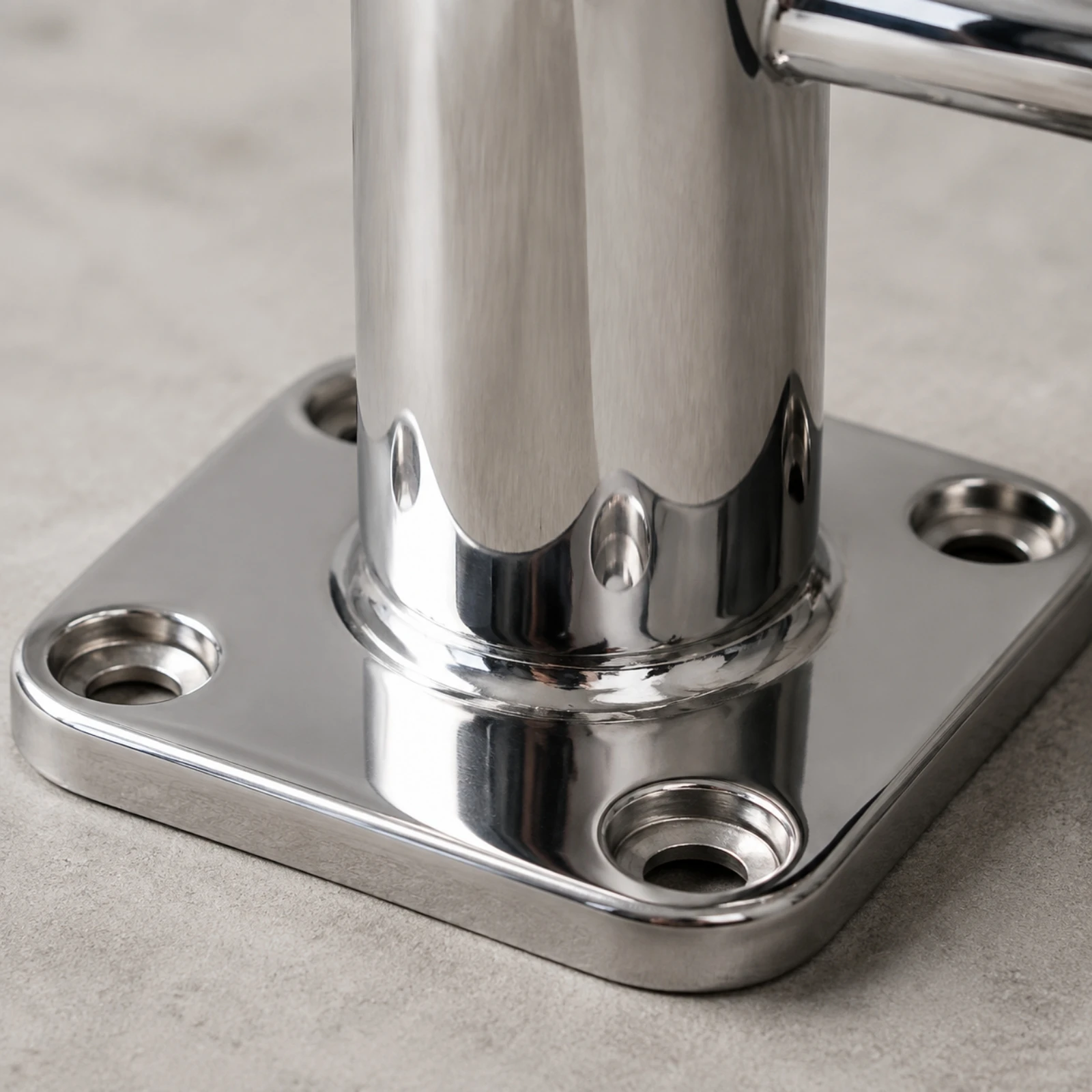 Single-Cross Mooring Bollard Welded 316 Stainless Steel Mooring Bollard Heavy Duty Easy Installation for Boats, Yachts
