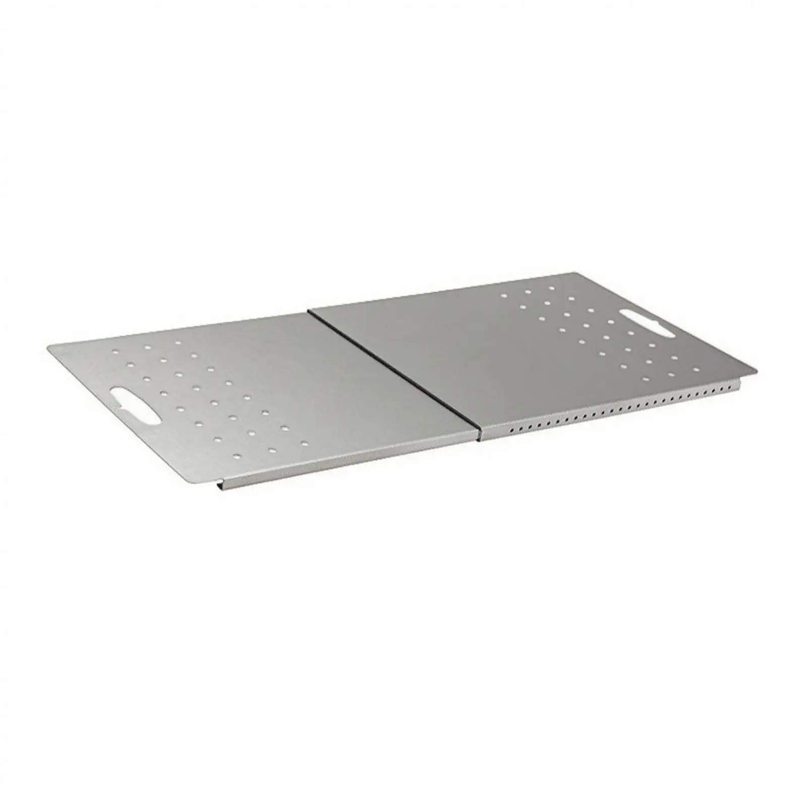 Rustproof 304 Stainless Steel Kitchen Sink Chopping Board with Perforated Panel for Meat Veggie and Fruit Cutting