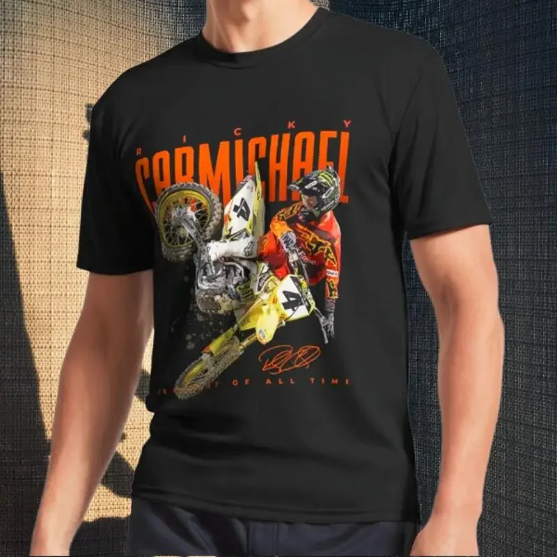 Ricky Carmichael Active T-Shirt Logo Men's T-Shirt Funny Size S to 5XL