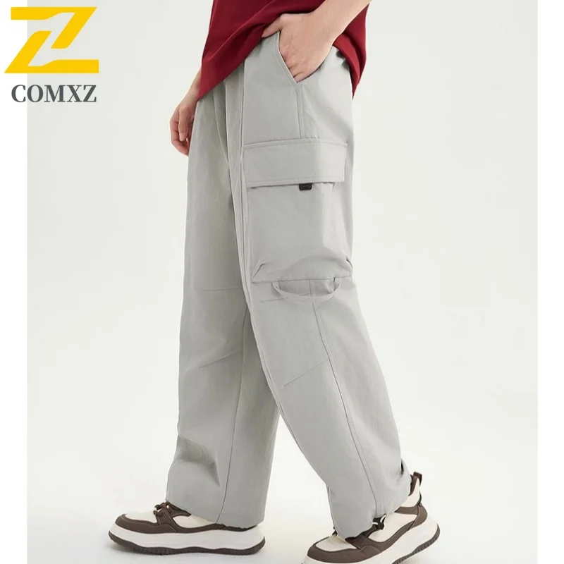 

EIAO ​Men Softshell Hiking Pants Spring Summer Waterproof Mountain Style Outdoor Fishing Windproof Quick-Dry Casual Trousers​
