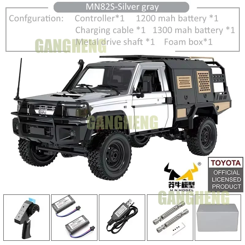 

MN82S LC79 MN82Pro 2.4G 1:12 Full Scale Pickup Short Truck 4WD Climbing Car RC Car Remote Control Toy For Christmas Xmas Gift