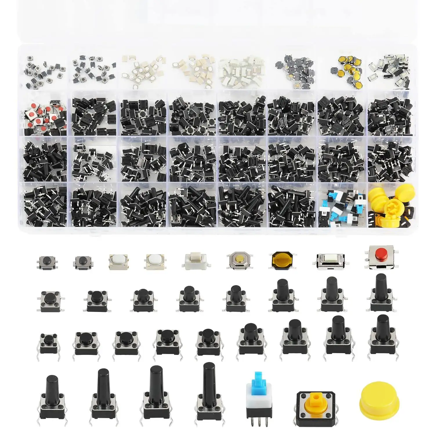 1/5box 620PCS 32 specifications car remote control touch switch kit