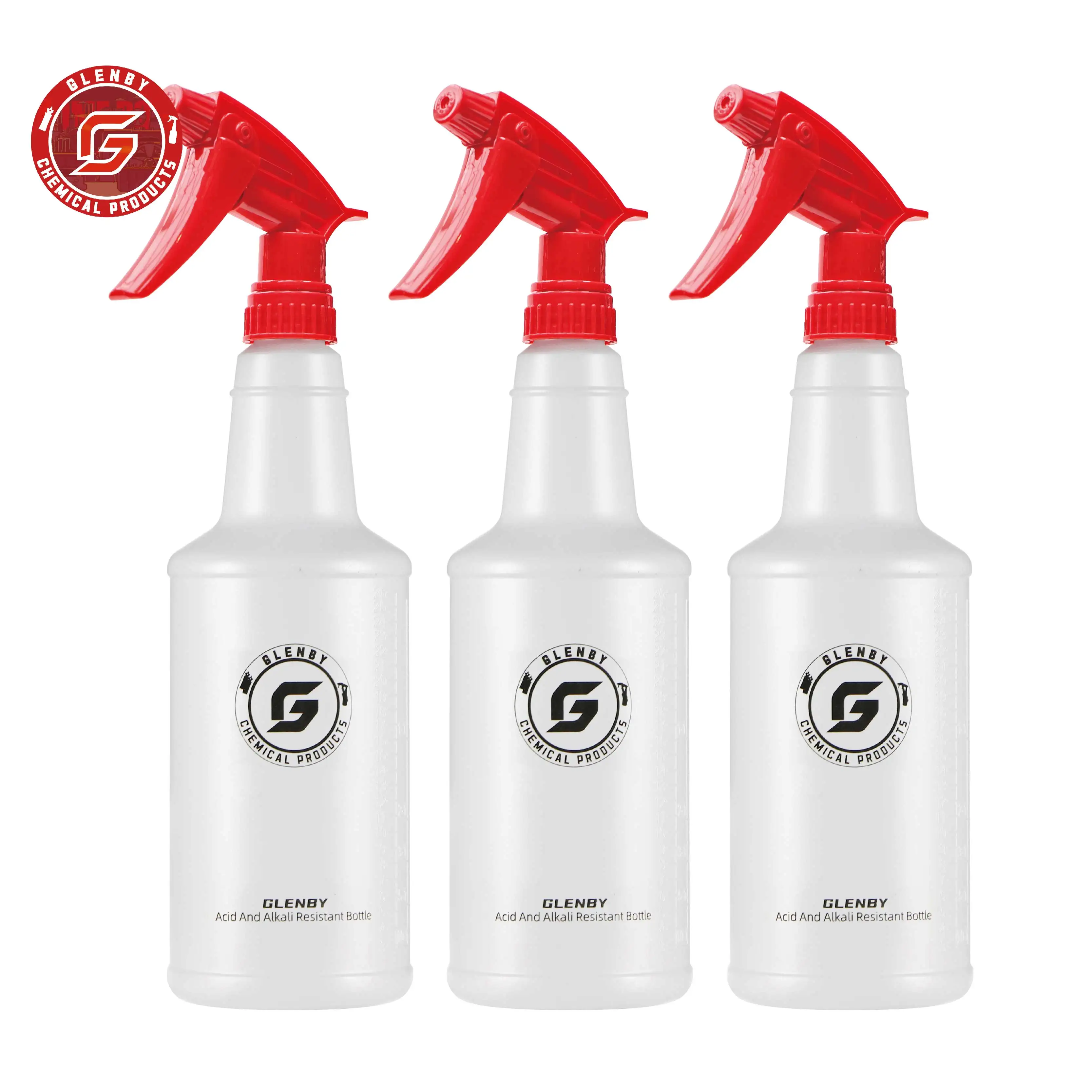 26 fl oz lege plastic spuitflessen, autoreinigingsspuitfles, plantenbesproeiingsspuitfles, spuitfles voor thuisreiniging
