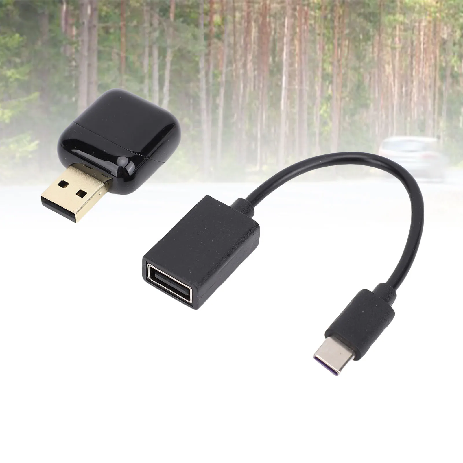 Car Wired to Wireless Adapter Wireless Adapter for CarPlay Quick Setup Auto Connect Plug and Play Car Wired to Wireless Adapter