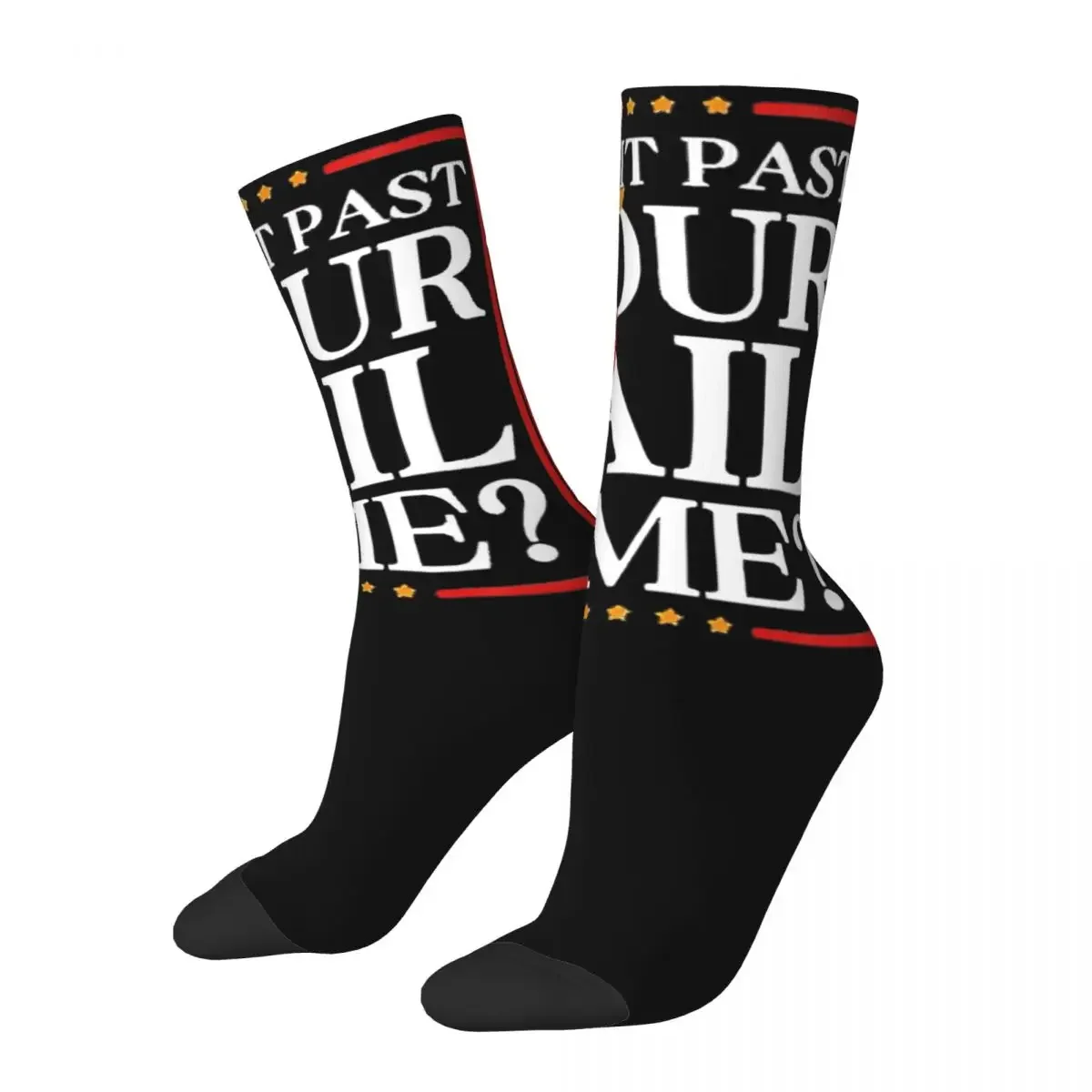 Fashion Unisex Trump Isn't It Past Your Jail Time Dress Socks Funny Stuff Warm Socks Comfortable Wonderful Gifts