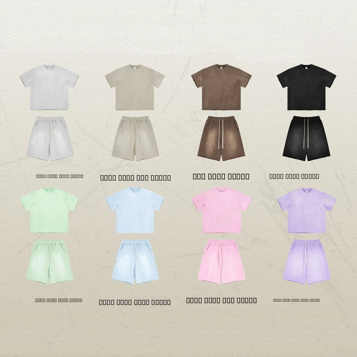 

Комплект из двух футболок Artiemaster Oversize: свободные повседневные винтажные хлопковые футболки с коротким рукавом для молодежи, летний тренд для мужчин