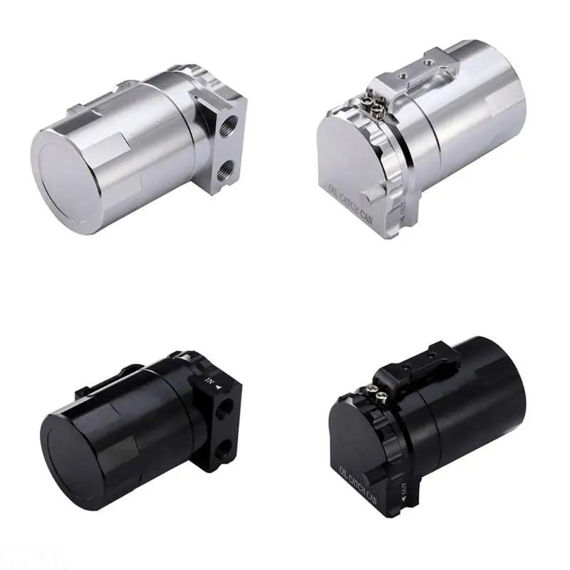 G7NA 300 Aluminium Öl Catch Can Reservoir Kraftstoff Tanks Motor Polnisch Verblüfft Auto Universell Oil Catch Can – Detail 3