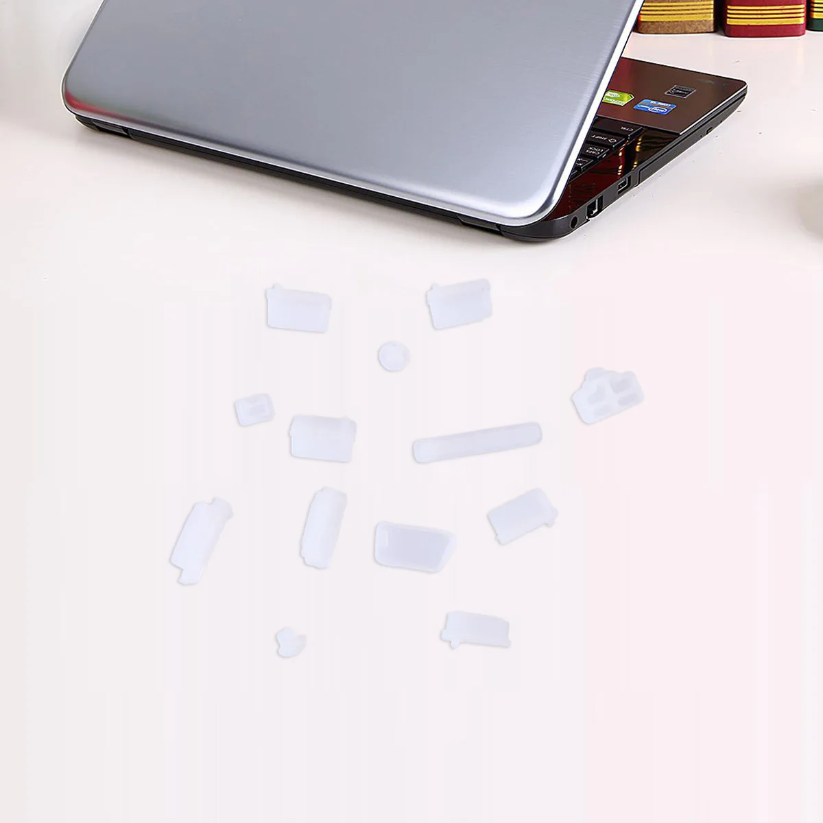 

13Pcs Silicone USB Dust Plug Set for Laptop Port Protectors Heat Resistant Durable Multicolor USB Port Covers Dustproof