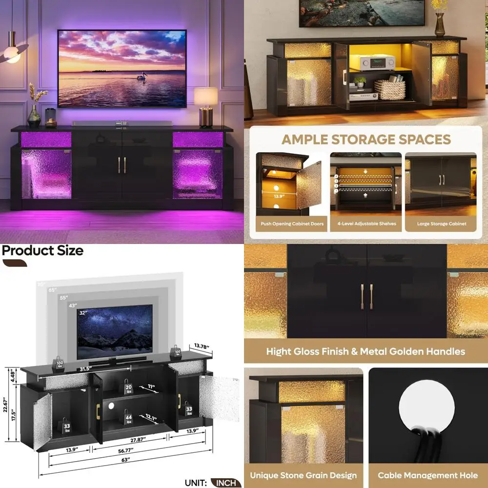 Modern Tv Console W… - image