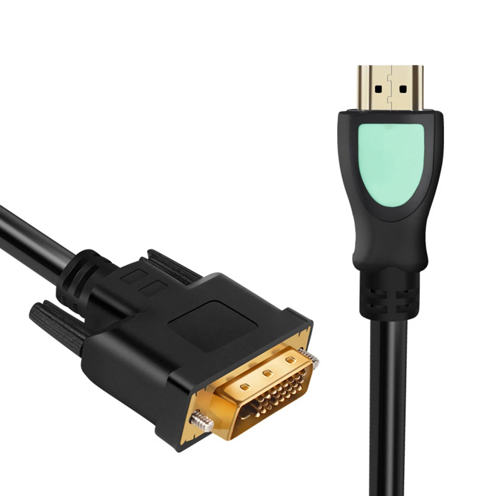 

1.5M Ultra-Fine To Dvi Cable 24K Gold-Plated Oxygen-Free Copper High-Speed Low Loss 4K Support Black