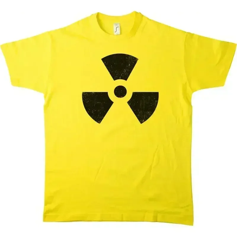 RADIOACTIVE VINTAGE SYMBOL T shirt Big Radiation Bang Strahlung Logo Theory