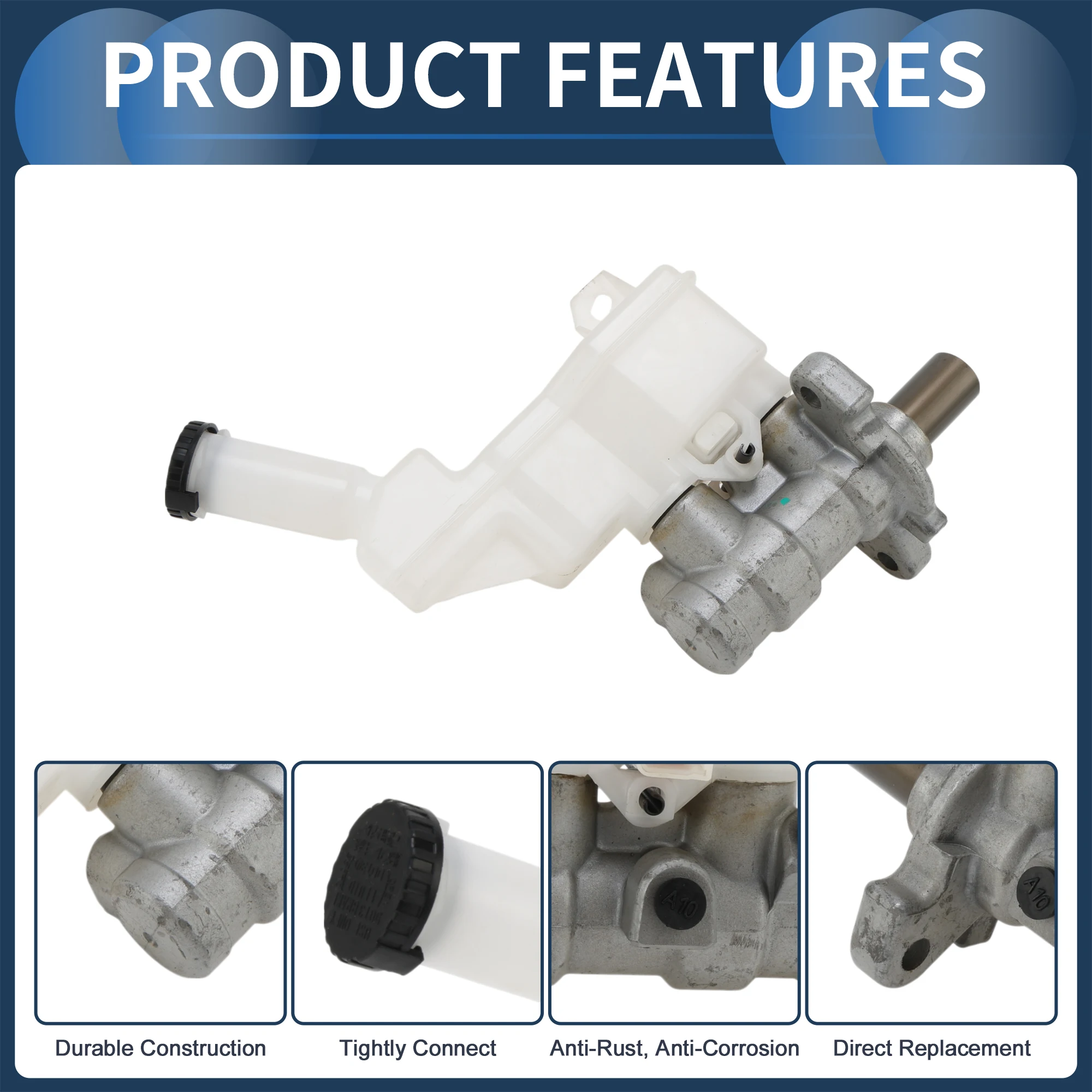 

Главный тормозной цилиндр UXCELL с резервуаром No D6010EL01A для Nissan Tiida Versa 1,6 1,8 2007-2013, главный гидравлический цилиндр