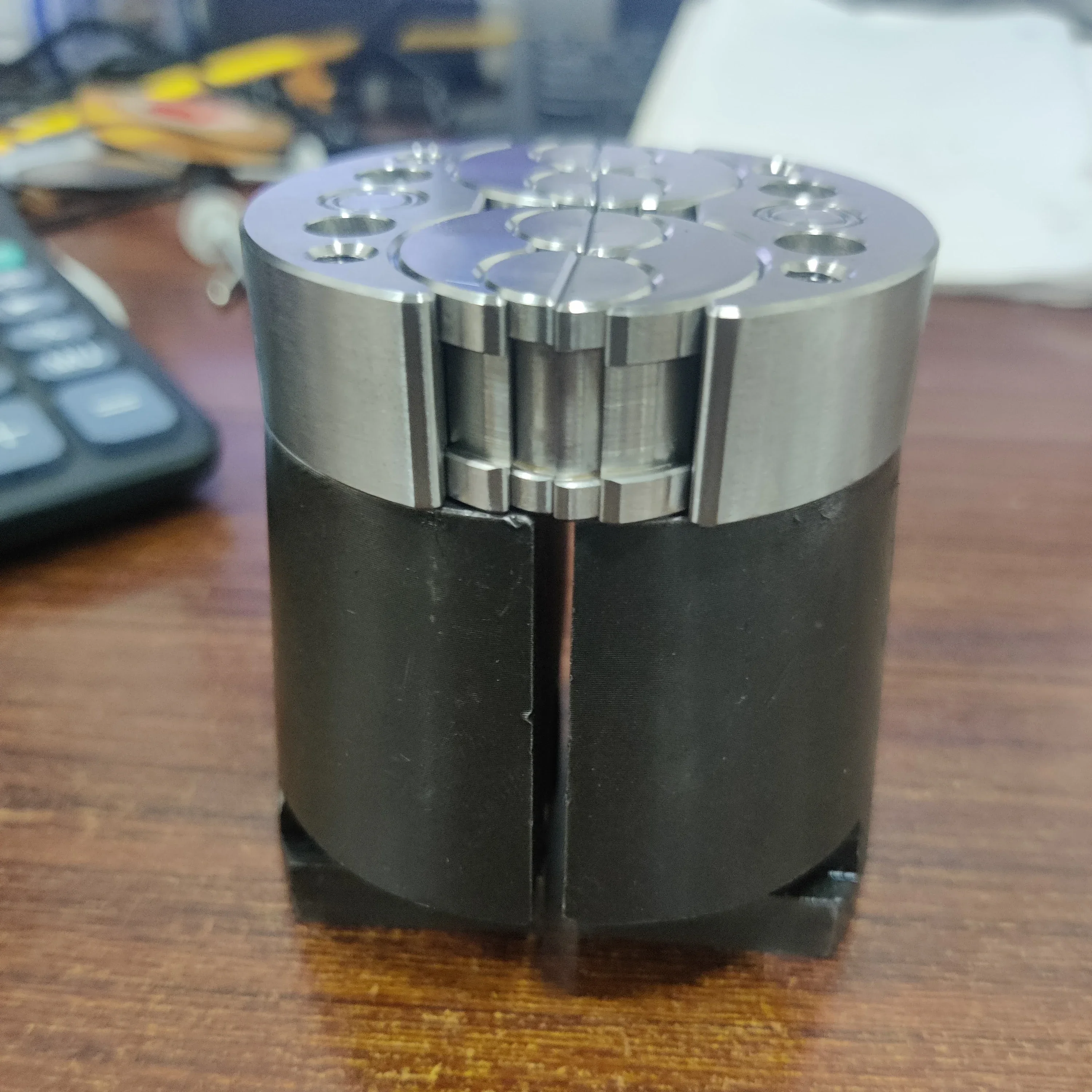 -Morsa fractal de bola de mandíbulas de torno para peça de torno