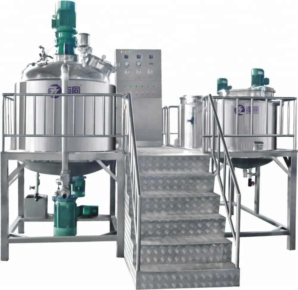 Soap Production Plant 200L Lotion Liquid Shampoo Blending Machine Equipment