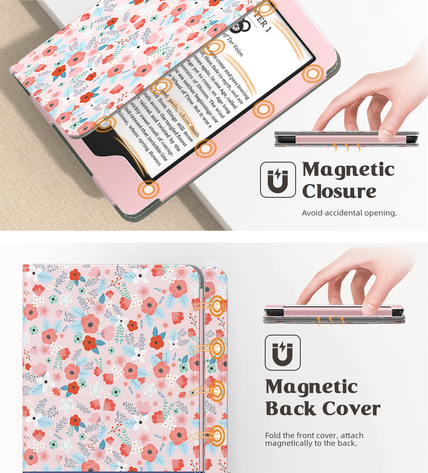 Kindle เคสสำหรับ Kindle 11TH ใหม่ทั้งหมด2022เปิดตัว6นิ้วแม่เหล็ก C2V2L3สมาร์ทพียูเคสป้องกันหน้าจอหนัง