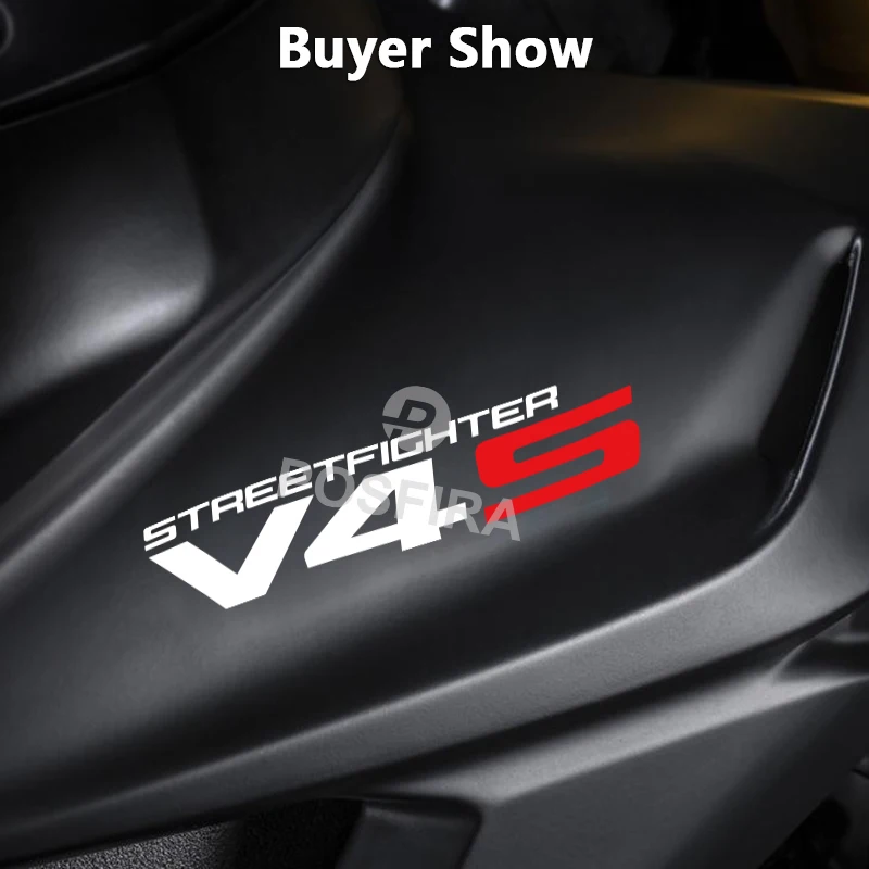 egatinas de motocicleta calcomanicas impermeables الفقرة دوكاتي ستريتفايتر V4S اكسسوارات ستريت فايتر V4 S 2020-2025 pegatina #3