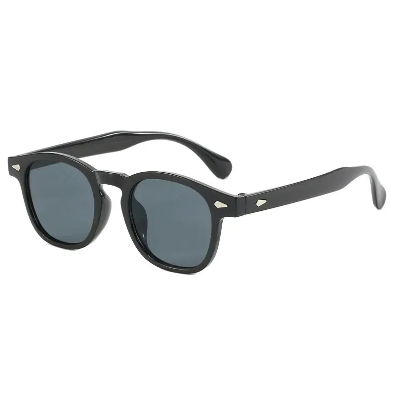 Vintage Oval Classic 4 Small Ding Stylish Decorative Sunglasses for Men and Women image 3