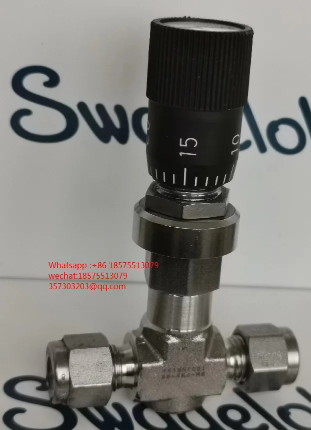 

For Swagelok SS-4MG-MH Metering Valve Vernier Scale Handle 1/4 "Clamp Casing Fitting 1 Piece