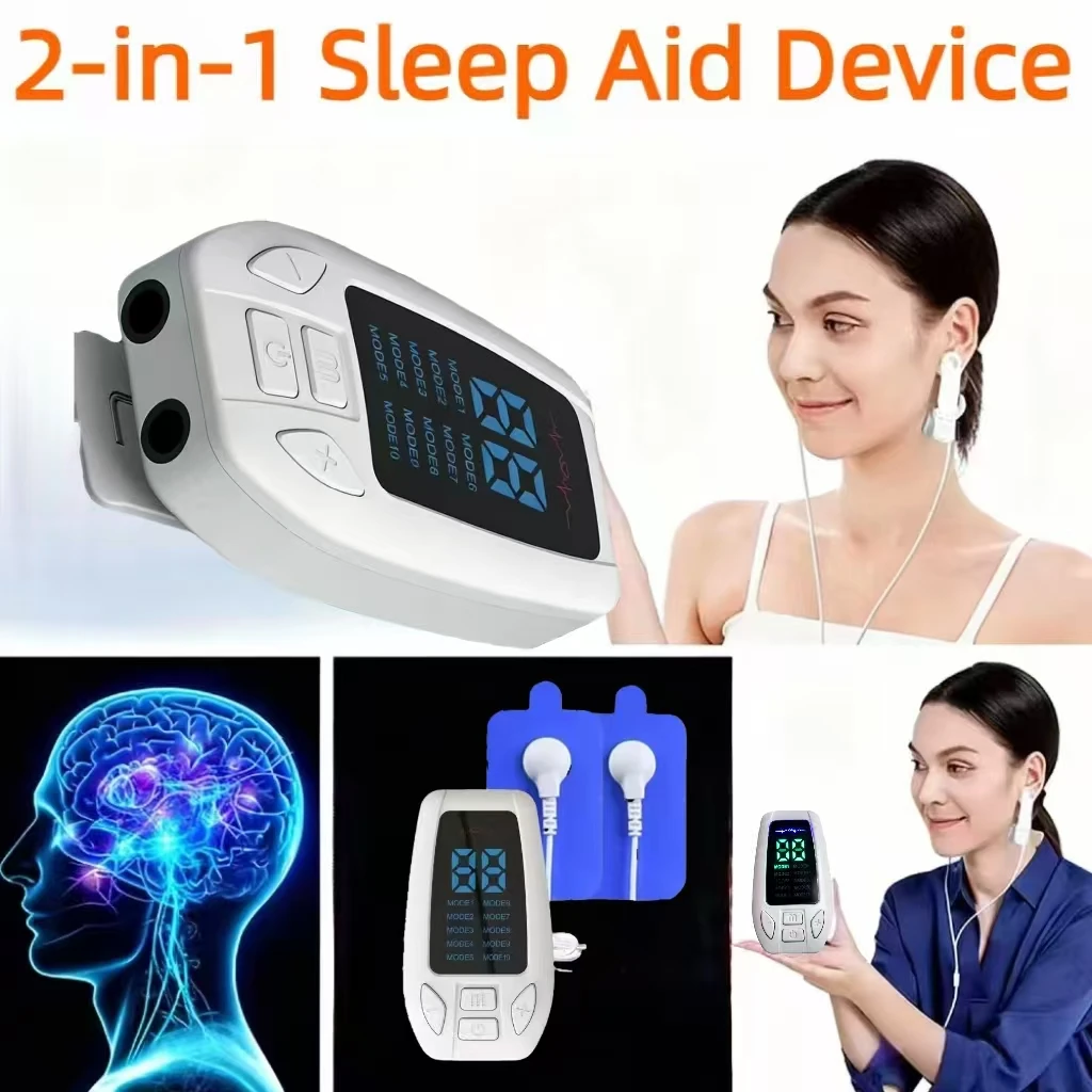 Professional Grade tVNS Vagus Nerve Stimulator Ear Clip, Non Invasive Therapy for Fast Anxiety Relief Depression Better Sleep